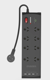 Monster 8 Socket Surge Protection with USB